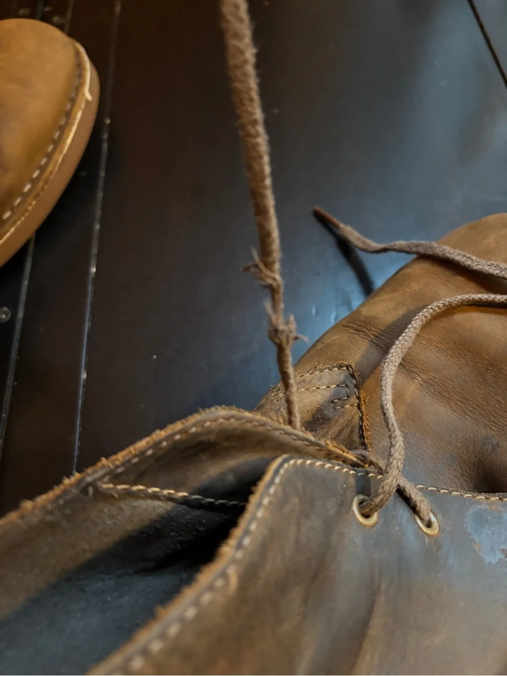 Clarks Men's Bushacre 2 Tan Leather Chukka Boots